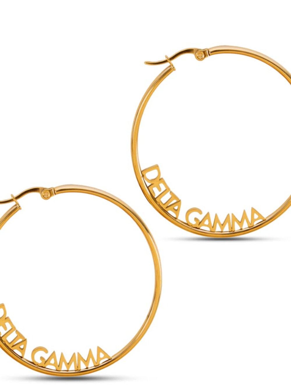 Delta Gamma Hoop Earrings